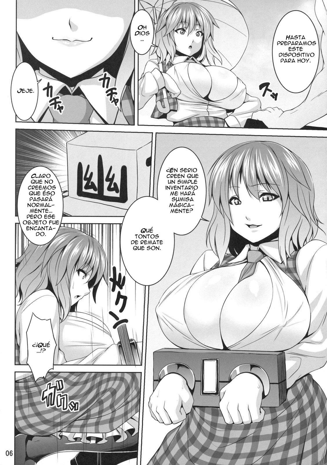 (Reitaisai 8) [Nounai Ekijiru (Somejima)] Himawari no Koyashi (Touhou Project) [Spanish] page 5 full