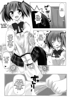 (C80) [Momo9 (Shiratama)] Binetsu Kiss | Feverish Kiss (Puella Magi Madoka Magica) [English] [Yuri-ism] - page 4