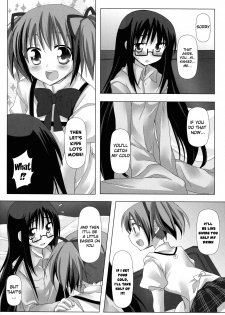 (C80) [Momo9 (Shiratama)] Binetsu Kiss | Feverish Kiss (Puella Magi Madoka Magica) [English] [Yuri-ism] - page 9