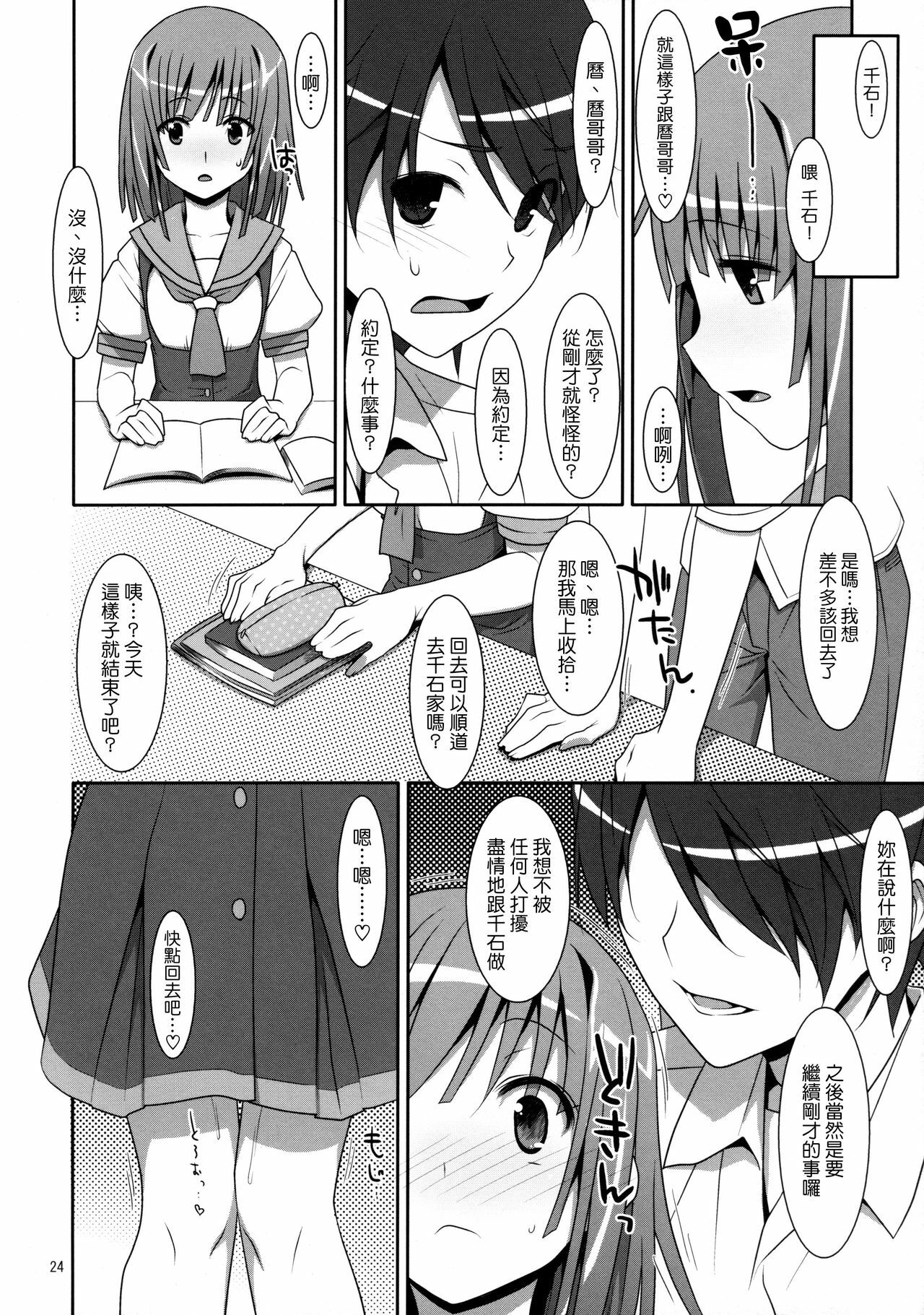(C80) [TIES (Takei Ooki)] Nadeko Silent (Bakemonogatari) [Chinese] [Genesis漢化] page 23 full
