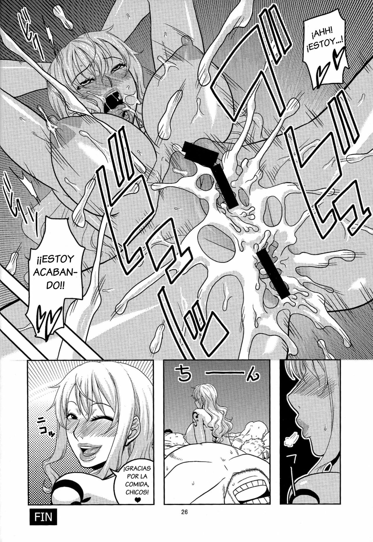 (C81) [Acid-Head (Murata.)] Nami no Ura Koukai Nisshi 6 (One Piece) [Spanish] {El nido del Cóndor} page 27 full