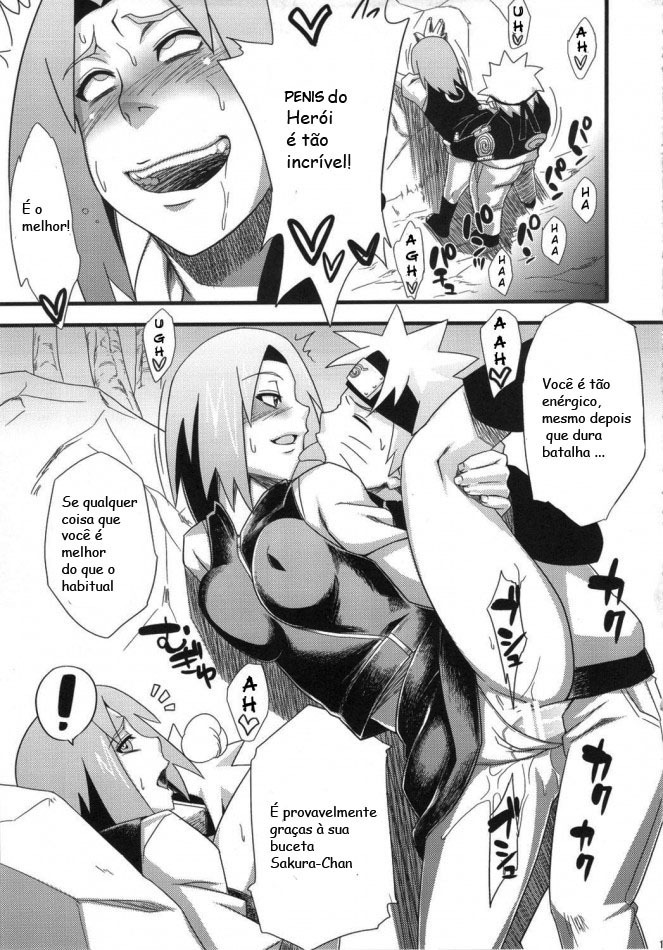 (C80) [Karakishi Youhei-dan Shinka (Sunahara Wataru)] Saboten Campus (Naruto) [Portuguese-BR] page 10 full