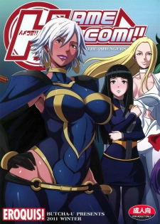 (C81) [Eroquis (Butcha-U)] Hamecomi!! The Ahengers (X-Men) [Portuguese-BR] [Incomplete]