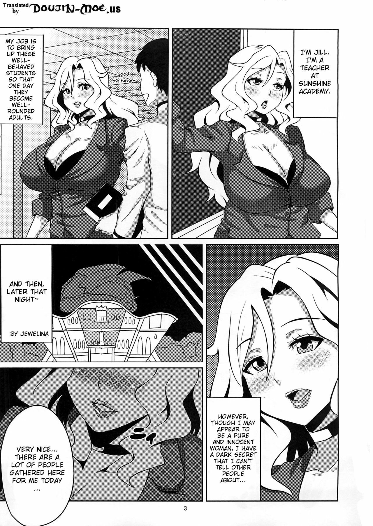 (C81) [Amarini Senpaku! (Yokkora)] Ikenai Jill-Sensei | You Musn't Do That Jill-Sensei (Jewelpet Sunshine) [English] {doujin-moe.us} page 2 full