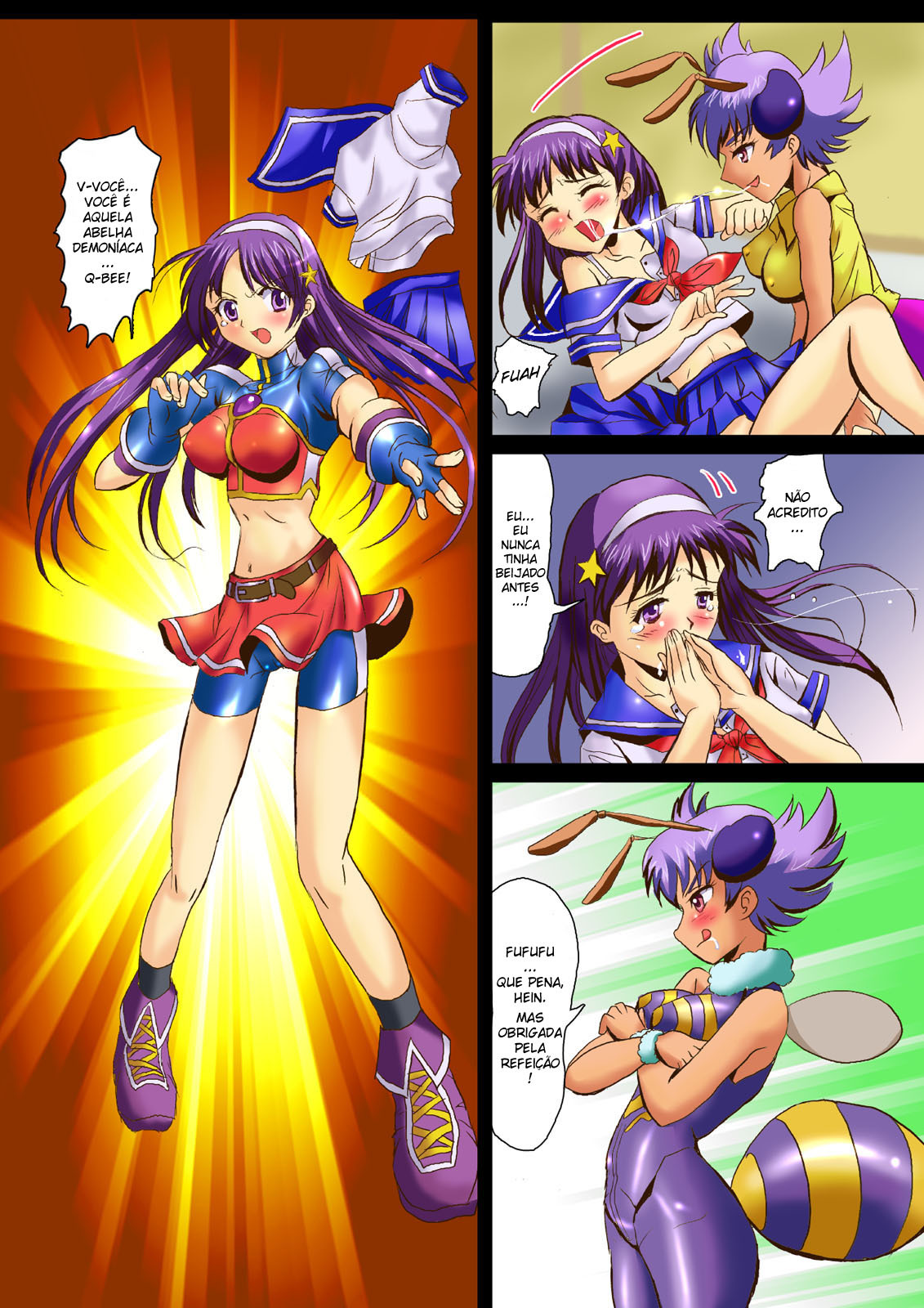 [Logiere] Ninshin Futa Rape Q (Darkstalkers, King of Fighters) [Portuguese-BR] [ramza022] page 7 full