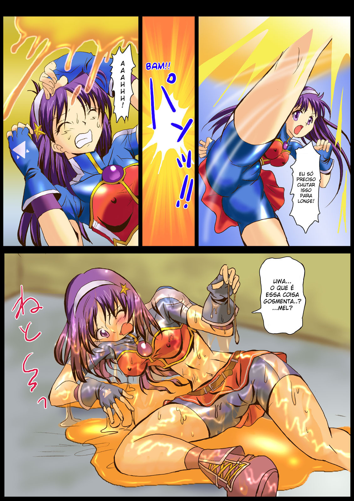 [Logiere] Ninshin Futa Rape Q (Darkstalkers, King of Fighters) [Portuguese-BR] [ramza022] page 9 full