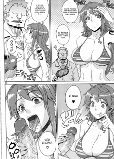 (C81) [Choujikuu Yousai Katyusha (Denki Shougun)] MEROMERO GIRLS NEW WORLD (One Piece) [Portuguese-BR] {seiykido} [Decensored] - page 5