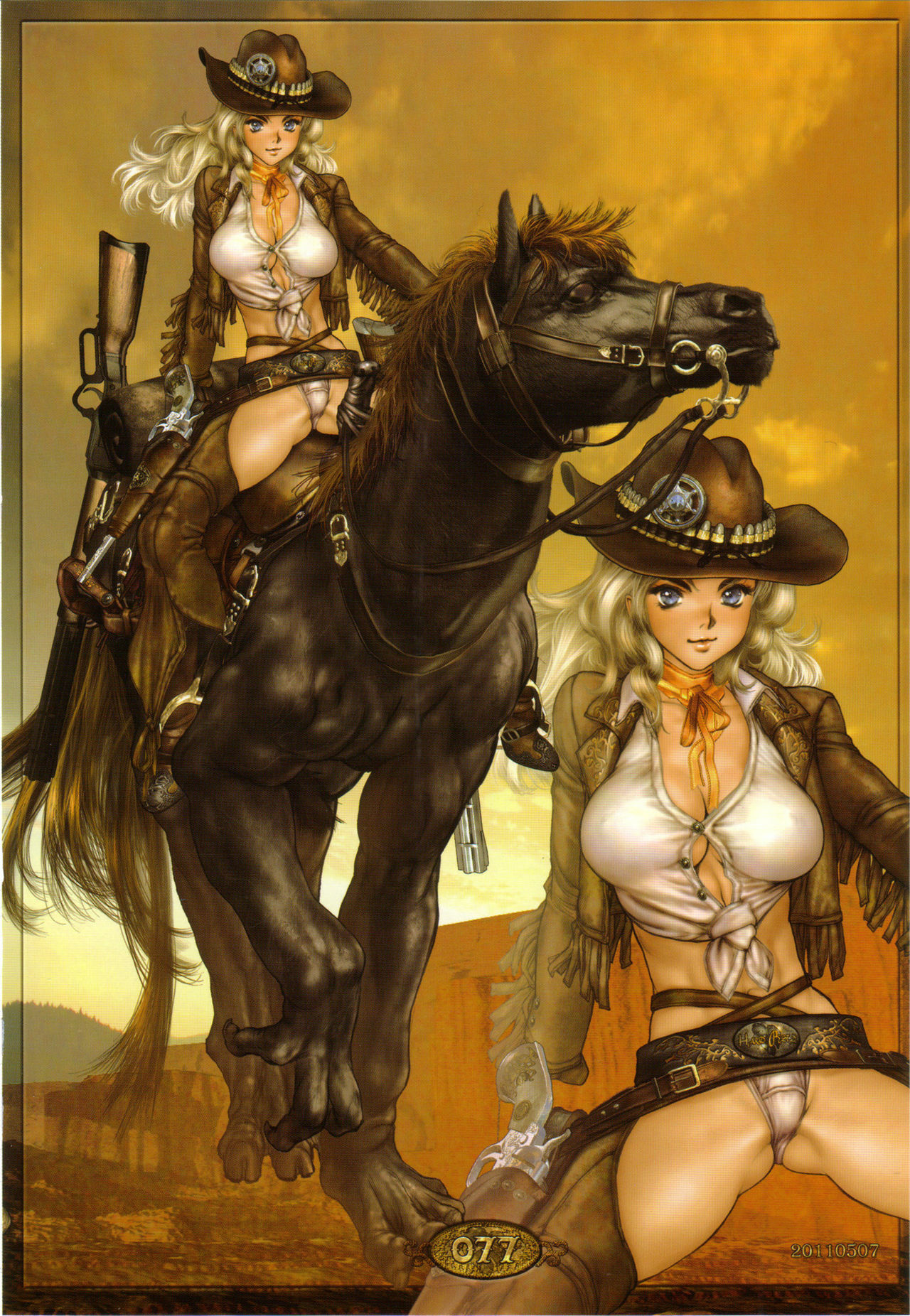[Masamune Shirow] PIECES 8 WILD WET WEST page 82 full