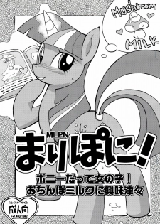 (Fur-st3) [Tengai Aku Juumonji (Akuno Toujou)] Mari Pony! Pony Datte Onnanoko! Ochinpo Milk ni Kyoumishinshin (My Little Pony: Friendship is Magic) [Chinese] [Sewlde.K.Charat]