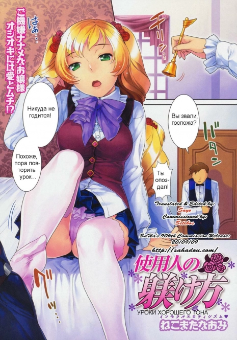 [Nekomata Naomi] Shiyounin no Shitsukekata | How to Discipline a Servant (COMIC Megastore 2009-08) [Russian]