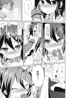 (C81) [Dream Halls! (Tsuzuri)] Tandeki Suru Kare to Kanojo (Kokoro Connect) - page 9