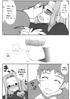(C70) [Gachinko Shobou (Kobanya Koban)] Yappari Rider wa Eroi na. EPISODE Jeans wa Haita Mama (Fate/stay night) [Korean] [데브리] - page 18
