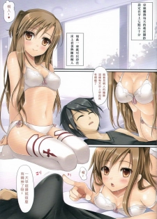 (PF16) [TwinBox (Hanahanamaki, Sousouman)] Himitsu no Shinkon Nikki - 秘密的新婚日記 (Sword Art Online) [Chinese] - page 5