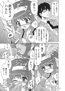 [Yuki Choko] Haruhi to ryoujoku no utage (The Melancholy of Haruhi Suzumiya) - page 5