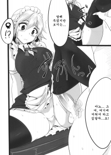 (Reitaisai 9) [Hisagoya (Momio)] Sakuya (Touhou Project) [Korean] [Team Arcana] - page 15