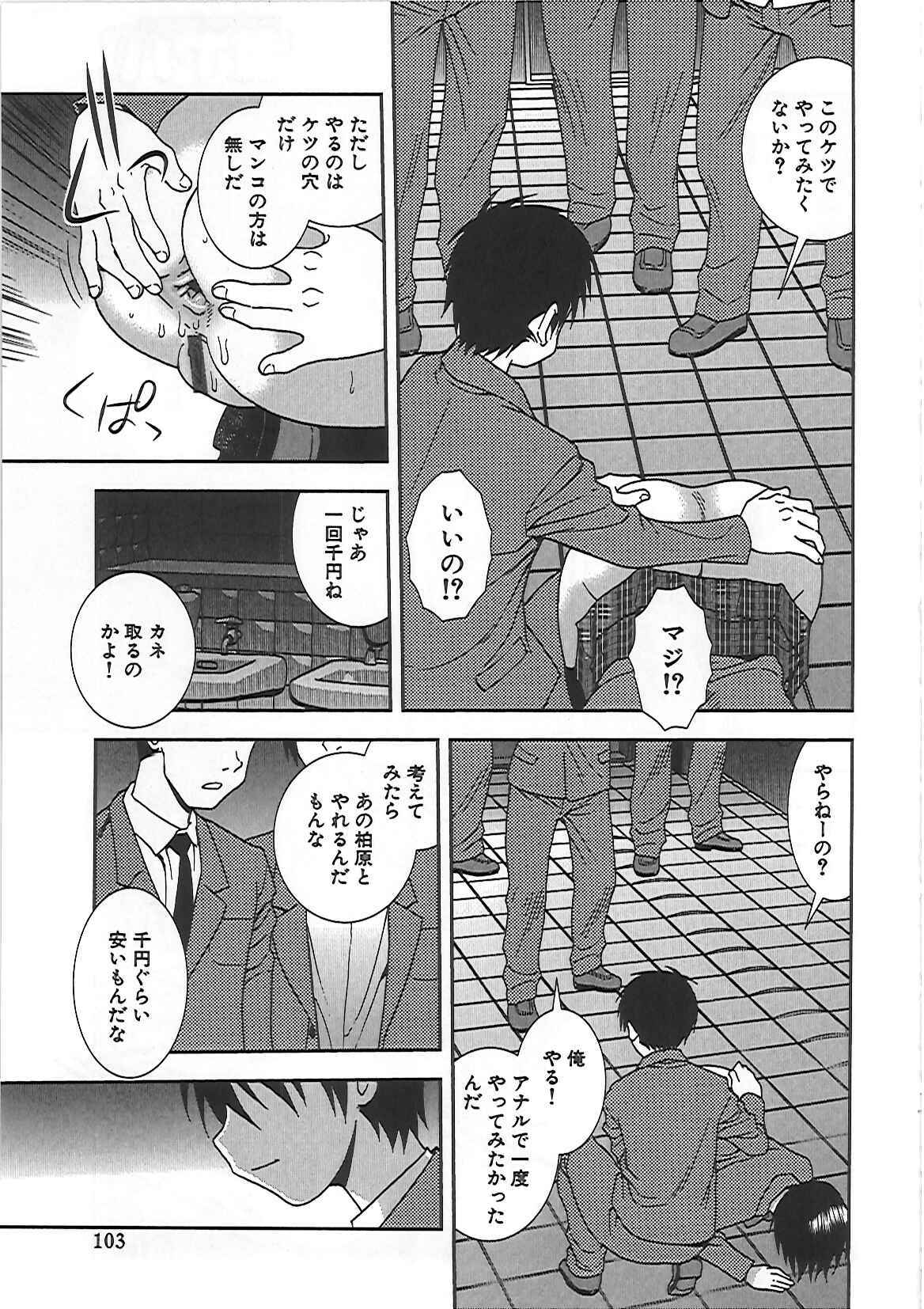 [Shinozaki Rei] Joshikousei Aigyaku no Kusari page 106 full