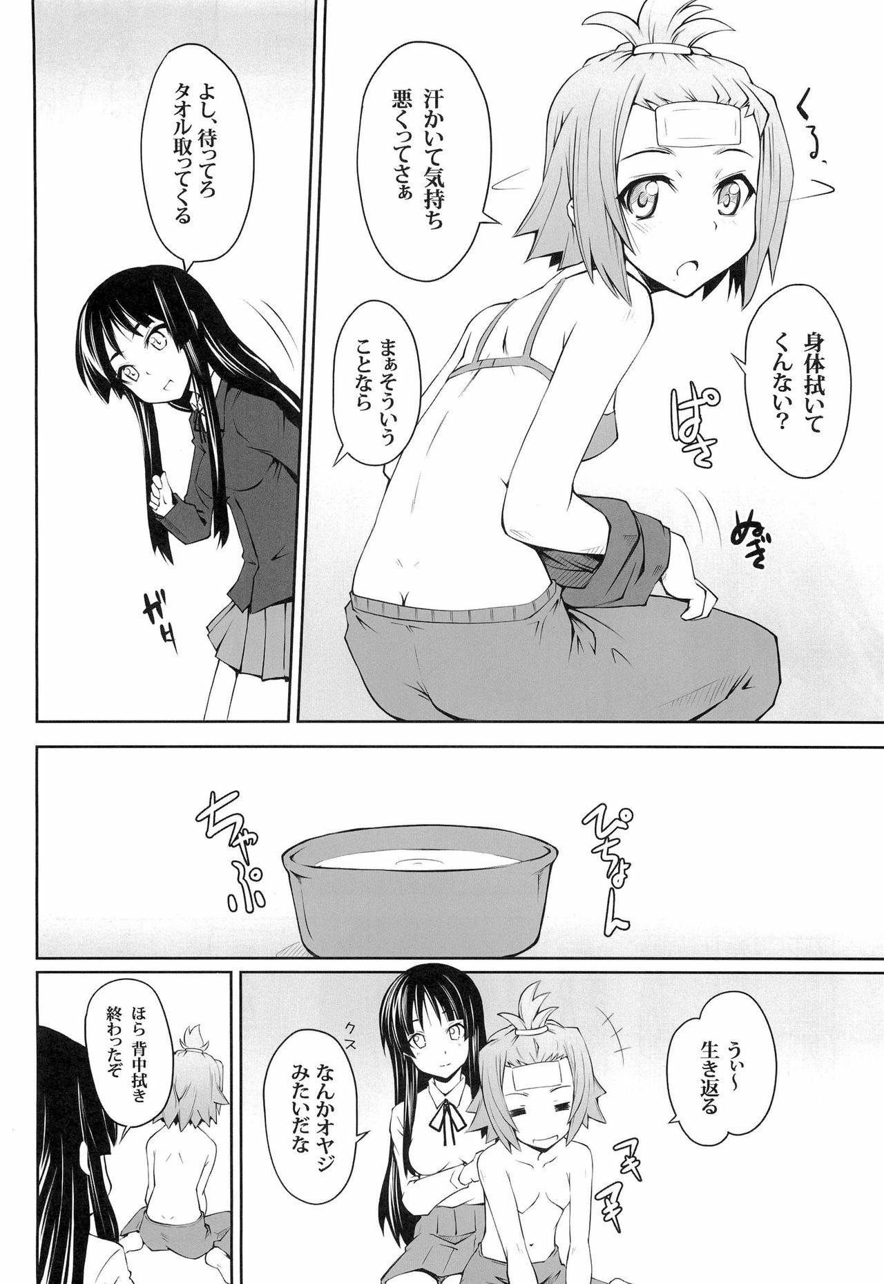 (C76) [Zi (Mutsuki Ginji)] Onnanoko Doushi toka Suki dakara! 1 (K-ON!) page 6 full