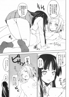 (C76) [Zi (Mutsuki Ginji)] Onnanoko Doushi toka Suki dakara! 1 (K-ON!) - page 9