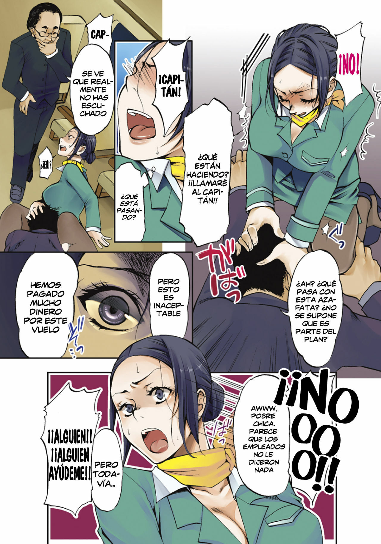 [Kamitani] Veteran Ste to Iku Chitsudashi Flight | Volando y viniendose dentro de una azafata veterana (ANGEL Club 2011-06) [Spanish] [Nightow] page 3 full