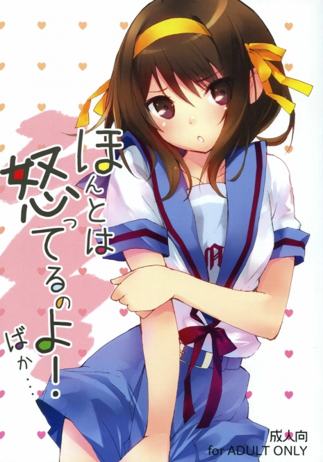 [Toward the Sky (Yuuka)] Honto wa Okotteru no yo! Baka... | I Really Am Angry! Idiot... (Suzumiya Haruhi no Yuuutsu) [English] [life4Kaoru] [Decensored] [2011-04-22]