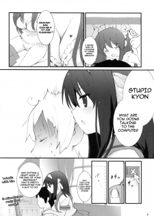 [Toward the Sky (Yuuka)] Honto wa Okotteru no yo! Baka... | I Really Am Angry! Idiot... (Suzumiya Haruhi no Yuuutsu) [English] [life4Kaoru] [Decensored] [2011-04-22] - page 3