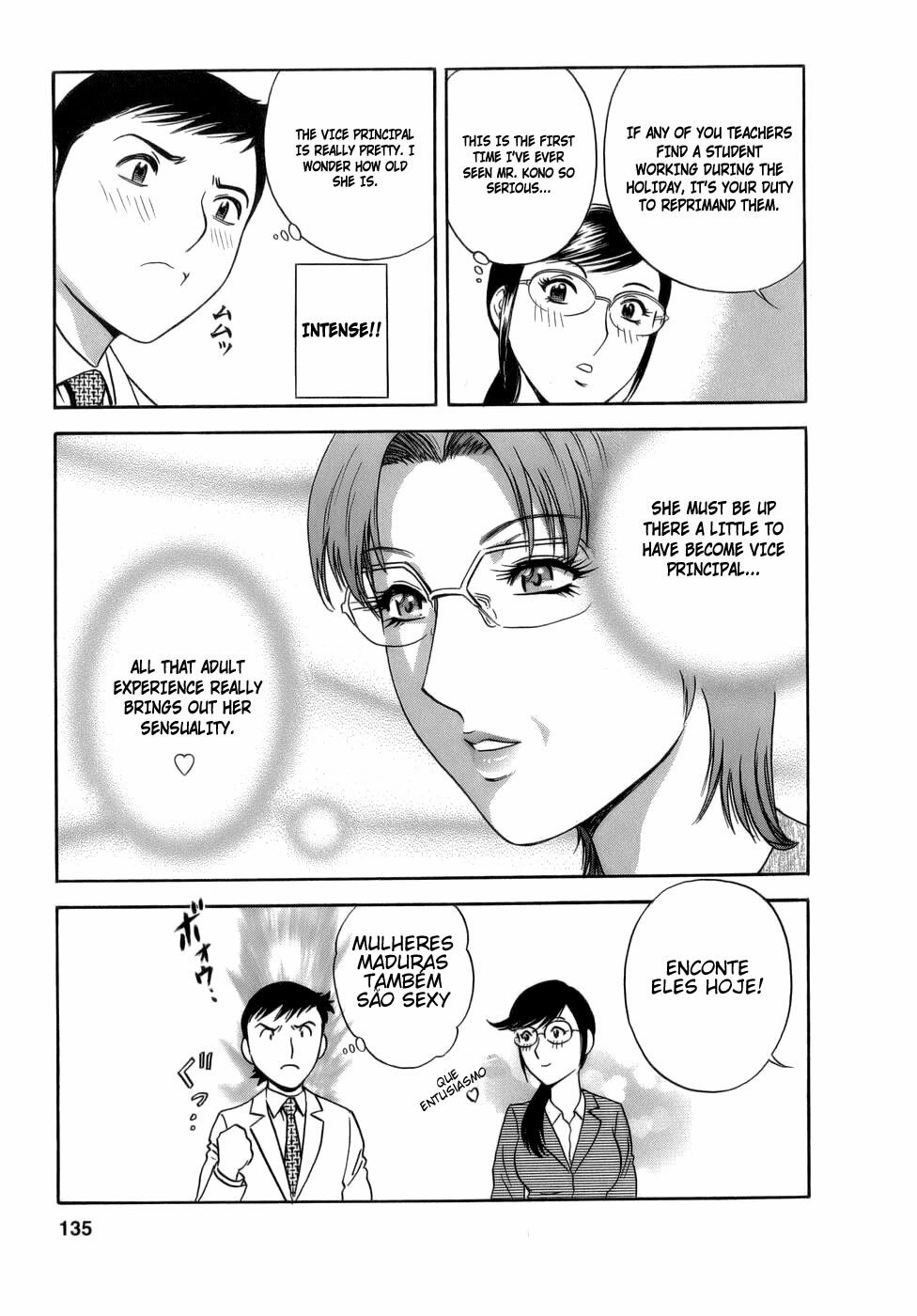 [Hidemaru] Mo-Retsu! Boin Sensei 1 [Portuguese-BR] [HentaiPie] page 135 full