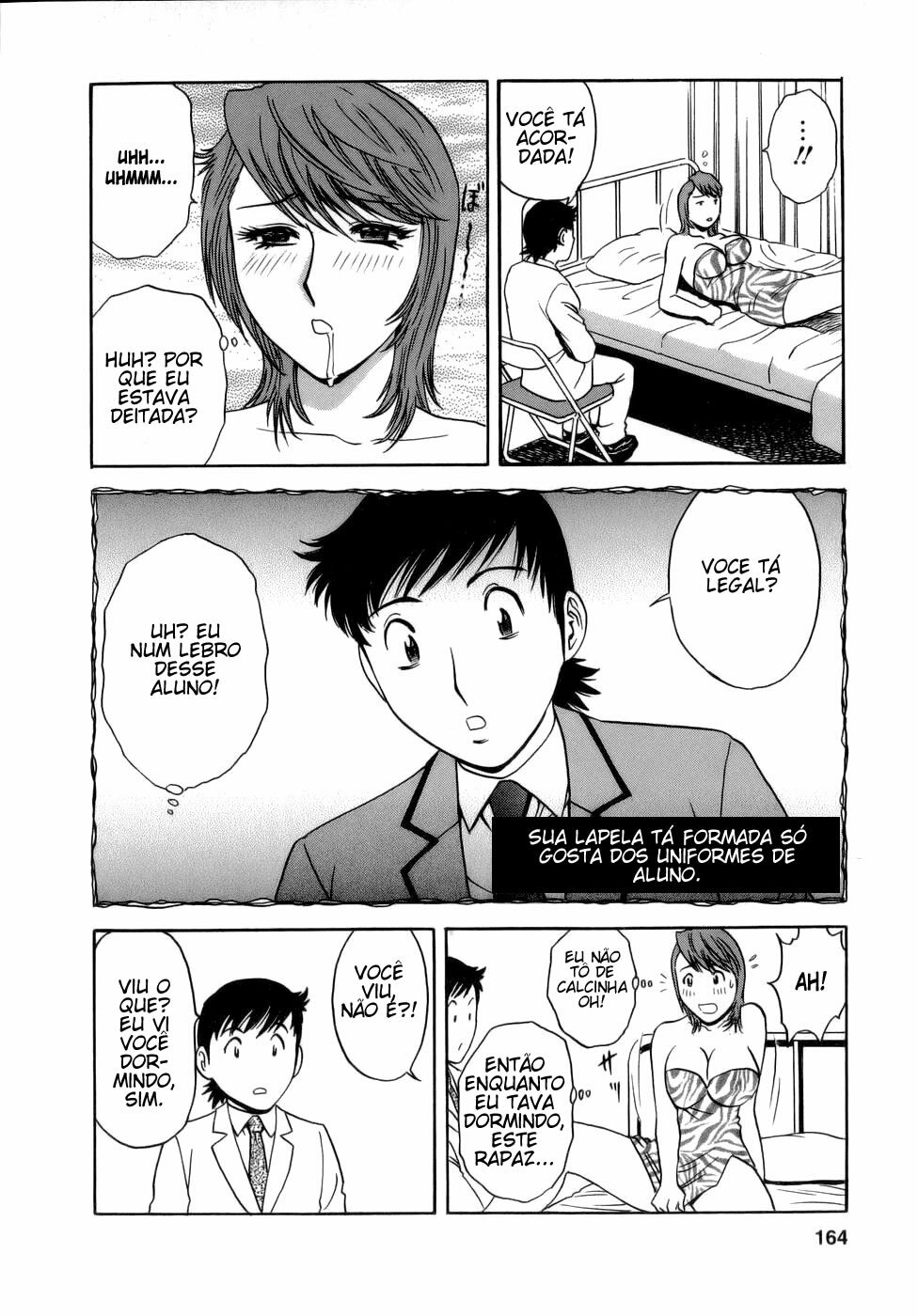[Hidemaru] Mo-Retsu! Boin Sensei 1 [Portuguese-BR] [HentaiPie] page 164 full