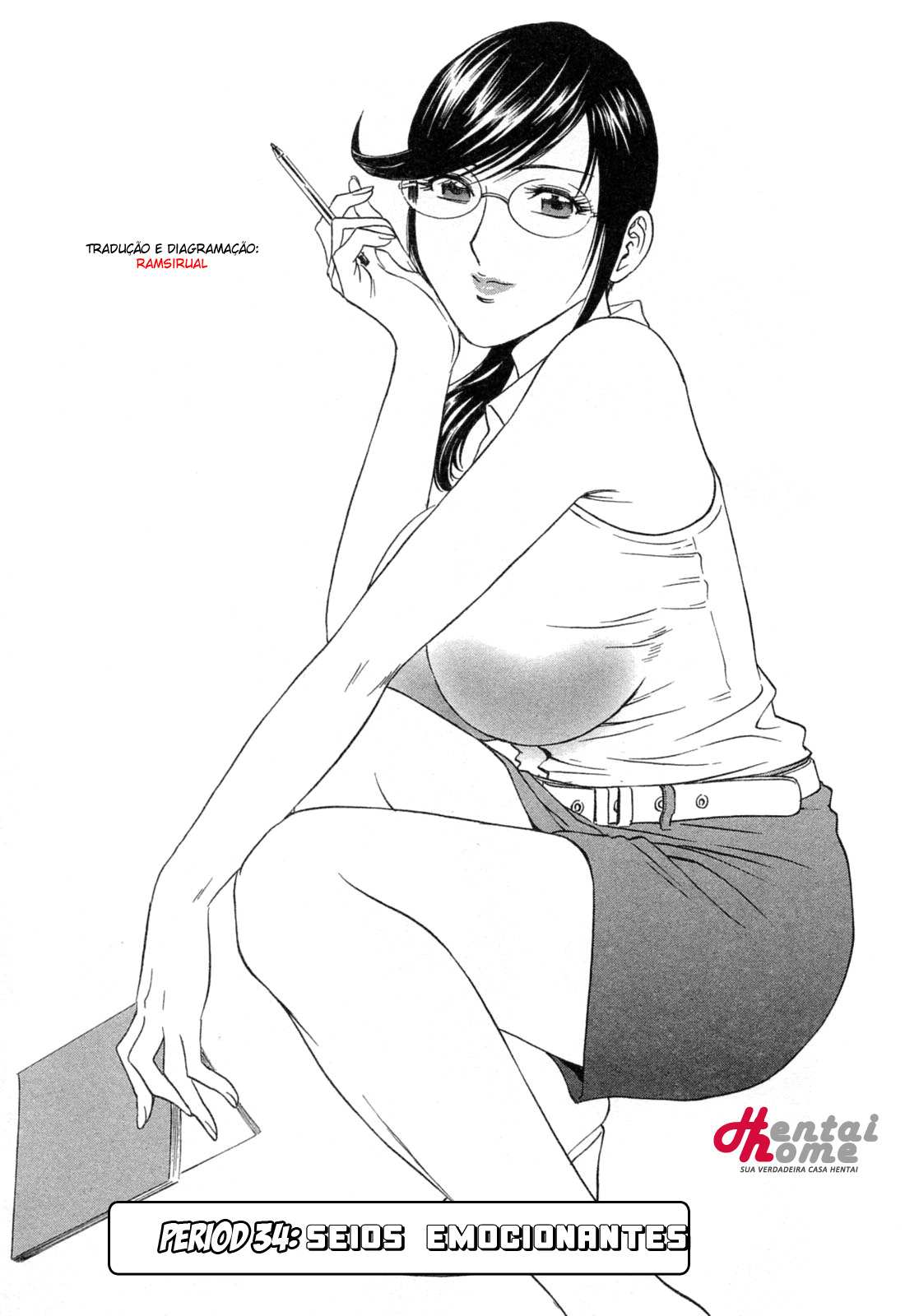 [Hidemaru] Mo-Retsu! Boin Sensei 4 [Portuguese-BR] [Ramsirual] [Incomplete] page 114 full