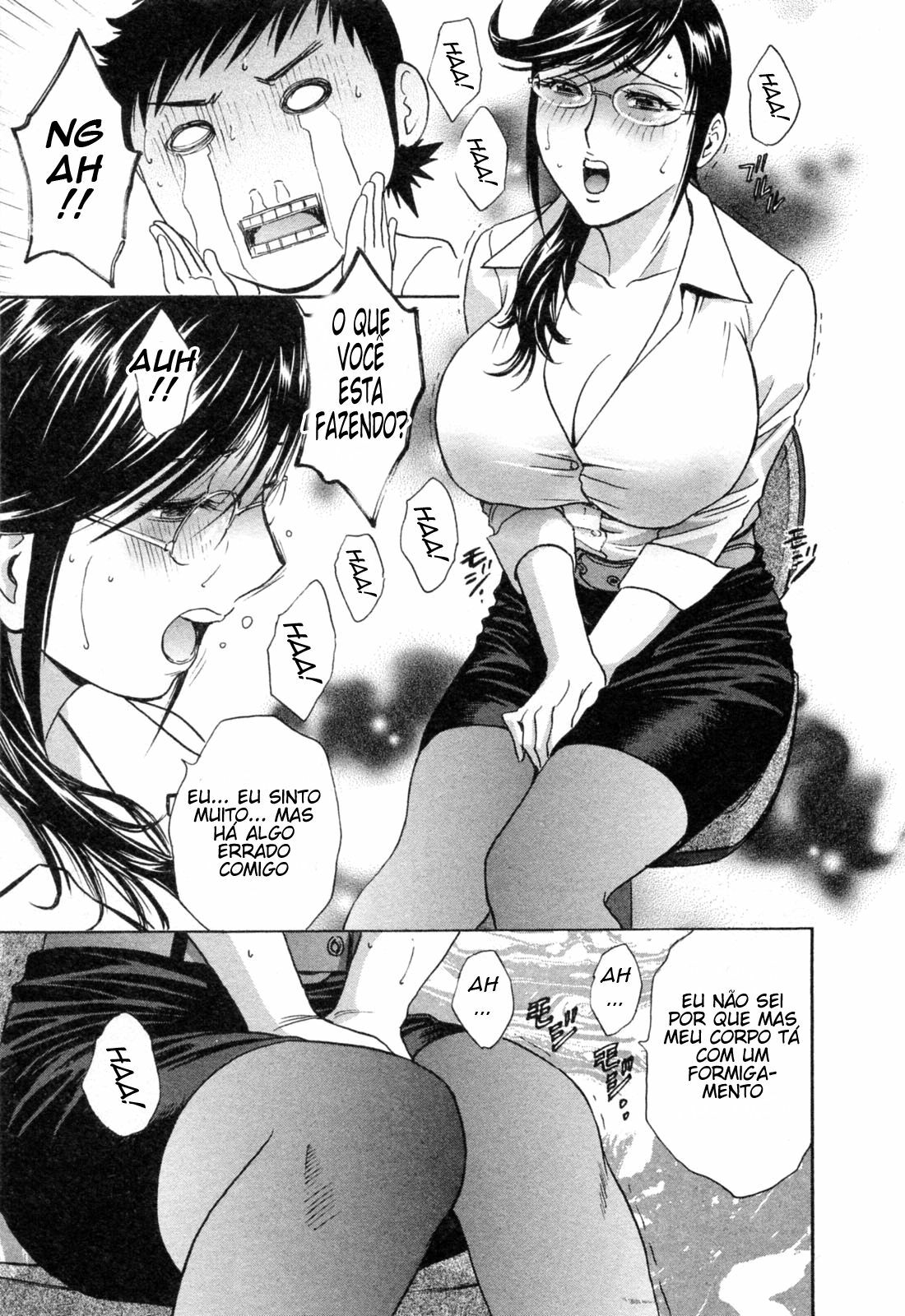 [Hidemaru] Mo-Retsu! Boin Sensei 4 [Portuguese-BR] [Ramsirual] [Incomplete] page 122 full