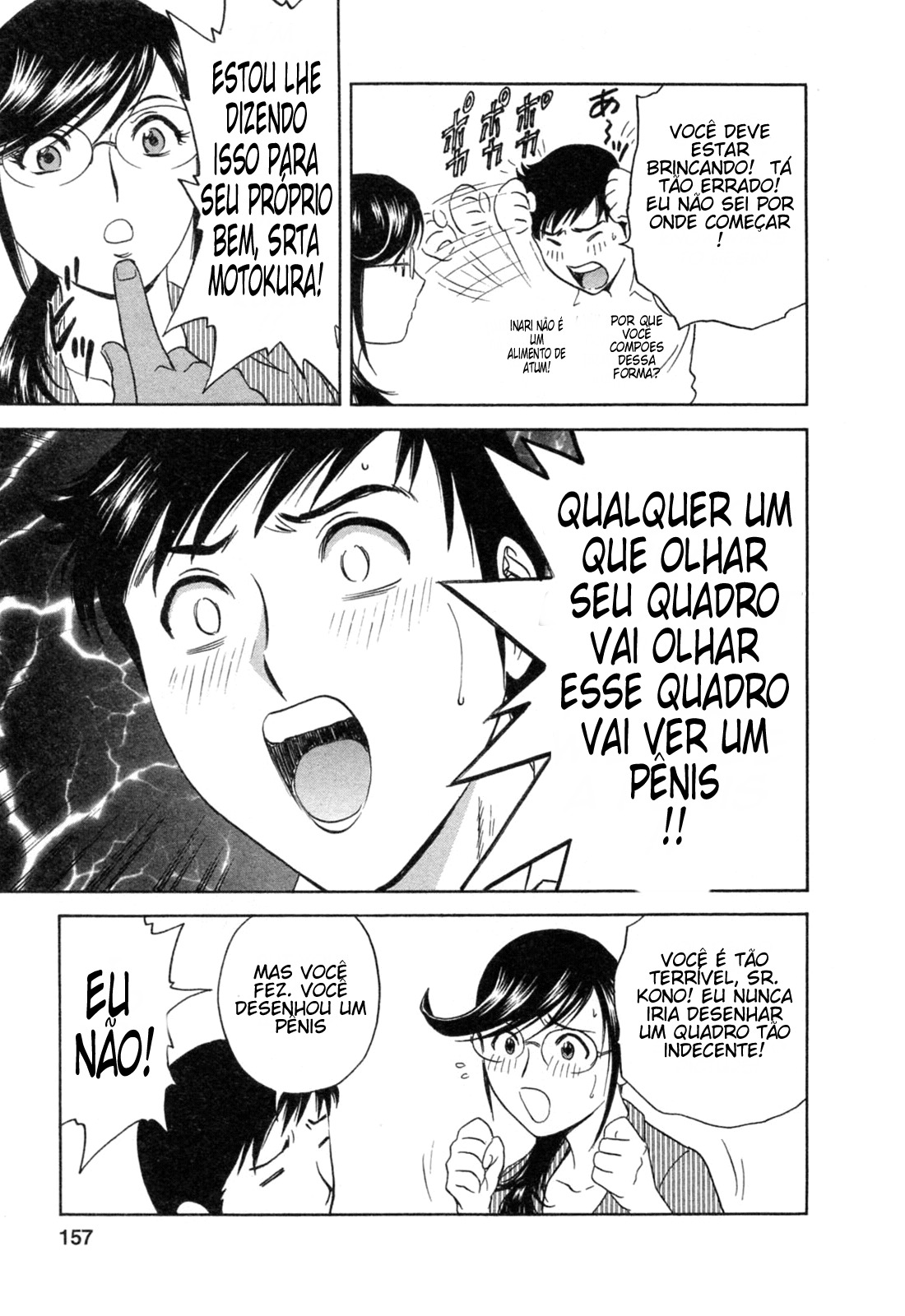 [Hidemaru] Mo-Retsu! Boin Sensei 4 [Portuguese-BR] [Ramsirual] [Incomplete] page 138 full
