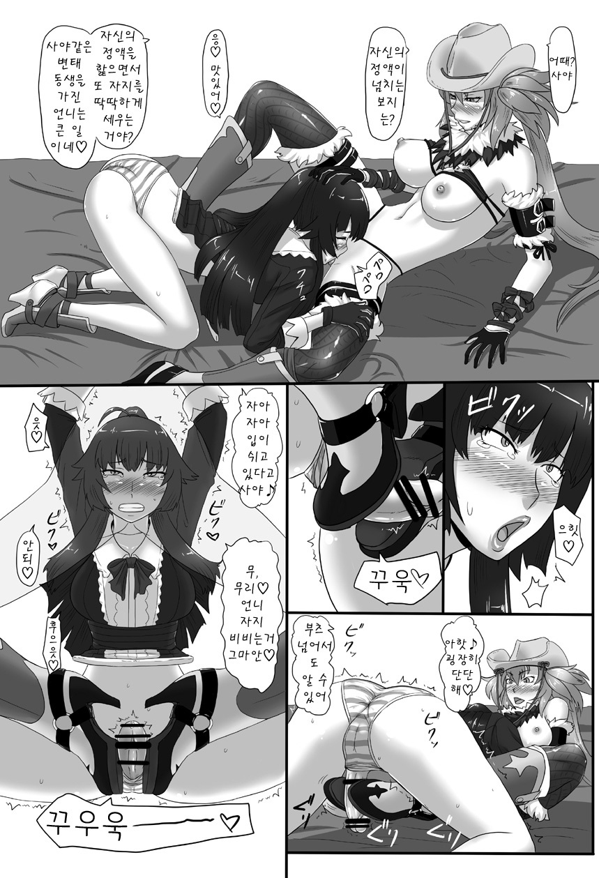 [Oneekyou (ML)] Renzetsu no Shimai (The OneeChanbara) [Korean] [Team Arcana] [Digital] page 15 full