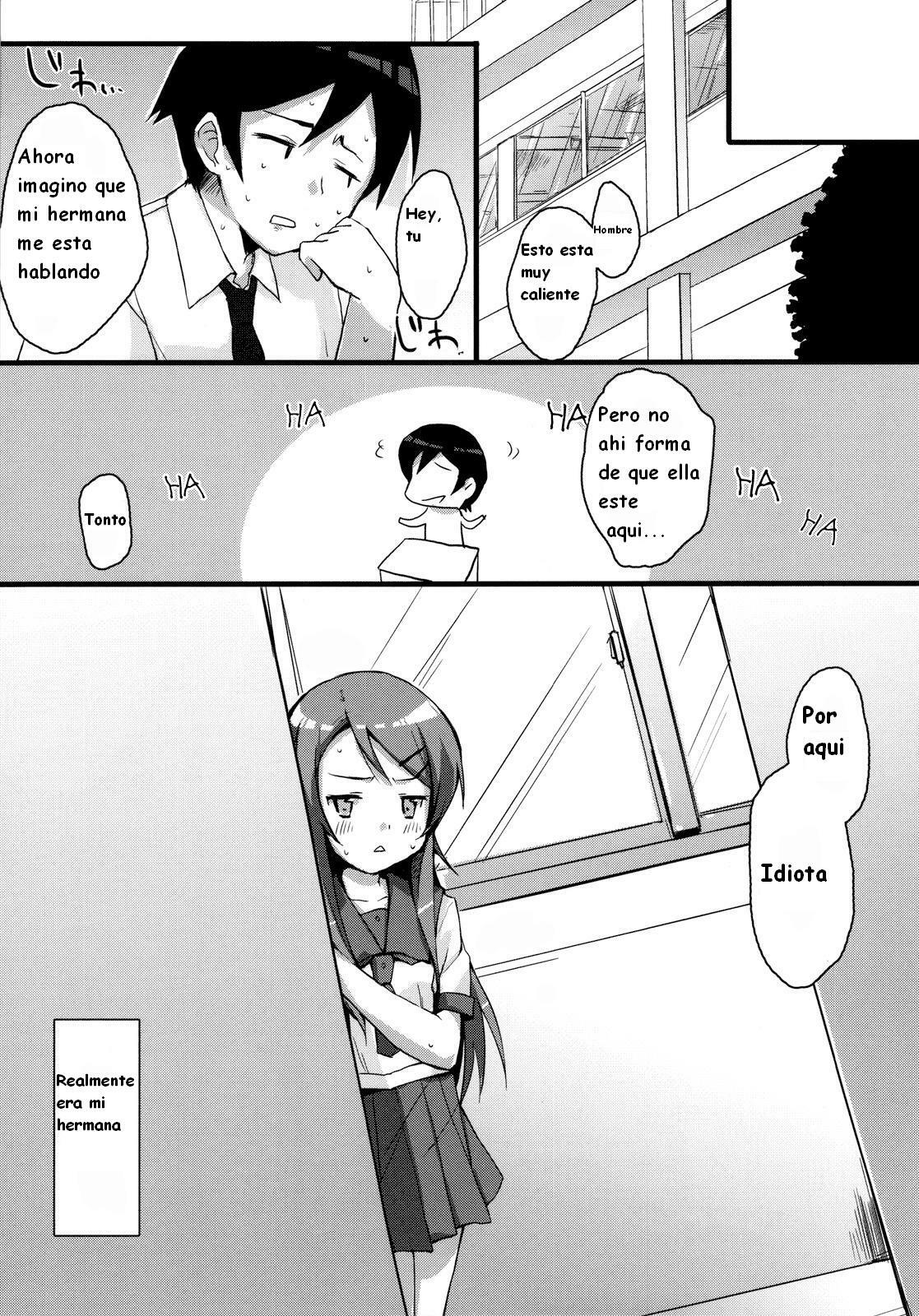 (C78) [DROP DEAD!! (Minase Syu)] Buttsuke Honban!! Kirino-san (Ore no Imouto ga Konna ni Kawaii Wake ga nai) [Spanish] [Kurotao] page 5 full