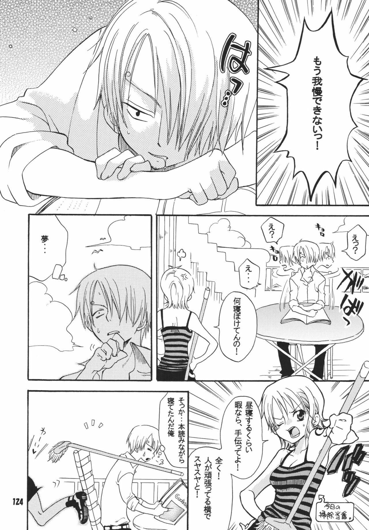 (C68) [Kurione-sha (YU-RI)] Kaizoku Musume. DX (One Piece) page 123 full