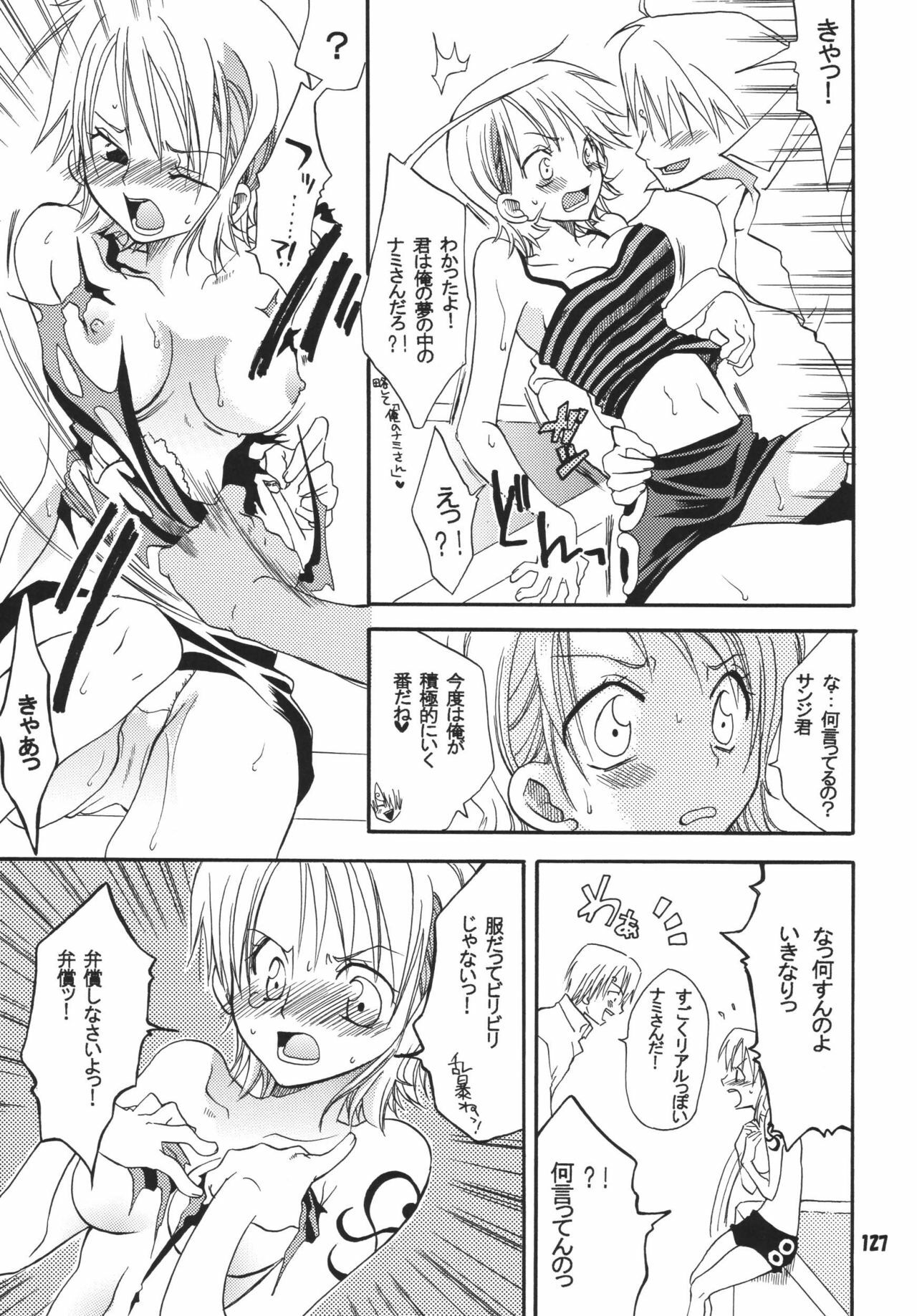 (C68) [Kurione-sha (YU-RI)] Kaizoku Musume. DX (One Piece) page 126 full
