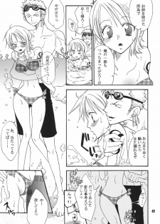(C68) [Kurione-sha (YU-RI)] Kaizoku Musume. DX (One Piece) - page 42