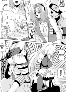 [Pyramid House (Muscleman)] Kunoichi Ryoujoku Tane Tsuki Shugyou | Vergüenza Kunoichi entrenamiento de Impregnación (Naruto) [Spanish] [NTINFS] - page 7