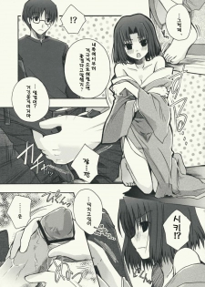(C75) [Alkaloid (Izumiya Otoha)] Mitsuyume (Kara no Kyoukai) [Korean] [크라이] - page 9