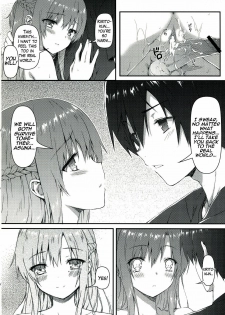 (C82) [Shadow Sorceress Communication Protocol (Hiten Onee-Ryuu)] Sugoku Amai Onegai (Sword Art Online) [English] - page 20