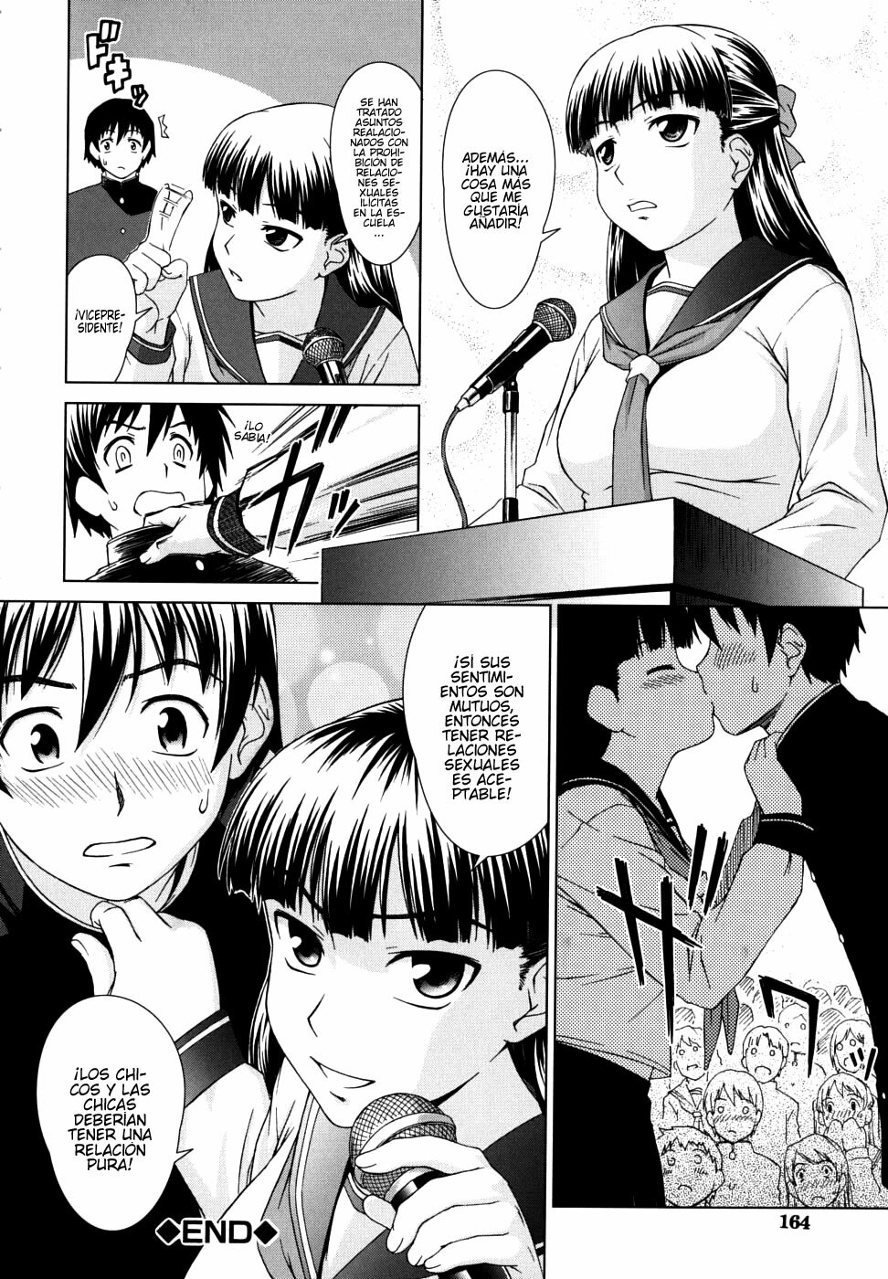 [Shinogi A-Suke] Iinchou no Koibito | Chairman's Lover [Spanish] [Soulhunter no Fansub] page 165 full