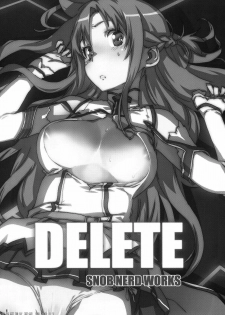(C82) [SNOB NERD WORKS (Sameda Koban)] DELETE (Sword Art Online) [Korean] [Project H] - page 2