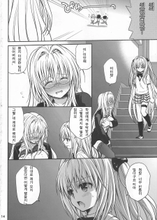 (C82) [Takumi na Muchi (Takumi na Muchi)] Kiniro no Idenshi | 금색의 유전자 (To LOVE-Ru Darkness) [Korean] [Team 아키바] - page 13