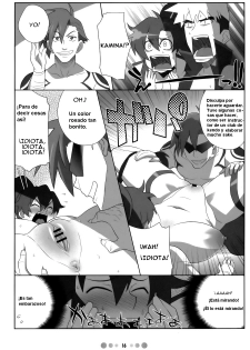 (C73) [TETRODOTOXIN (Nise Kurosaki, ST-retcher)] Chou Ishiyumi Chichi Senkan (Tengen Toppa Gurren Lagann) [Spanish] - page 13