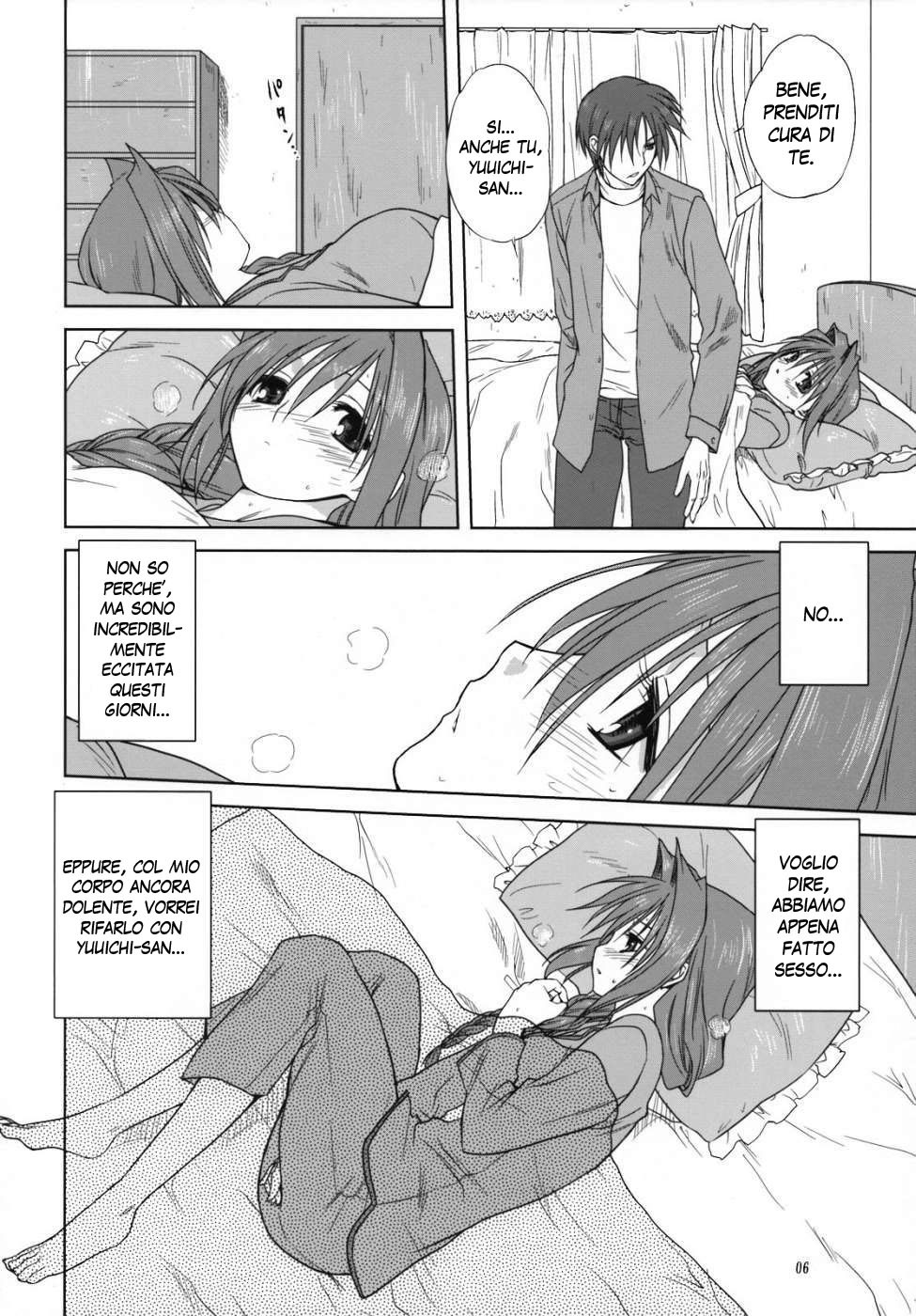 (C74) [Mitarashi Club (Mitarashi Kousei)] Akiko-san to Issho 3 (Kanon) [Italian] page 5 full