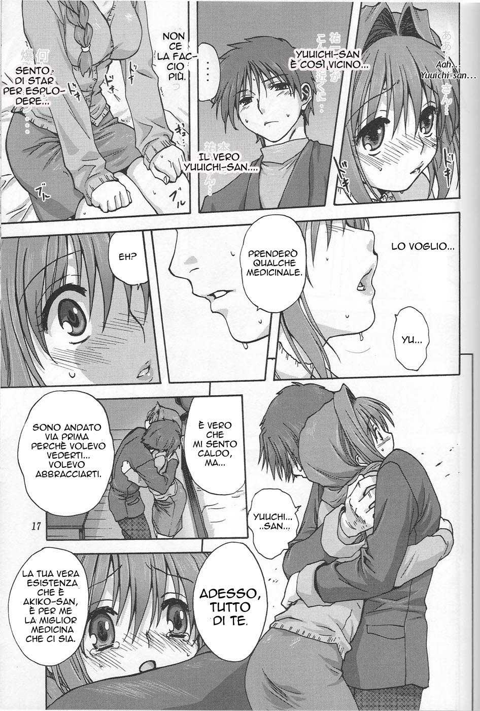 (C72) [Mitarashi Club (Mitarashi Kousei)] Akiko-san to Issho (Kanon) [Italian] page 16 full
