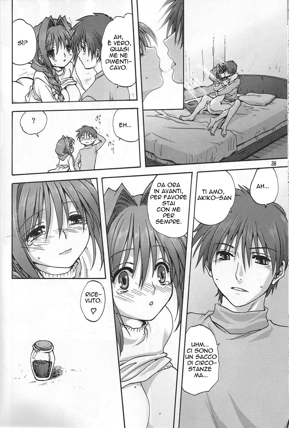 (C72) [Mitarashi Club (Mitarashi Kousei)] Akiko-san to Issho (Kanon) [Italian] page 35 full