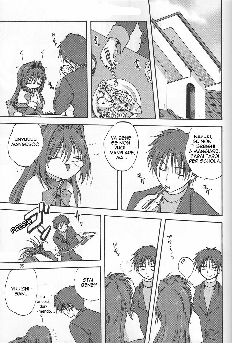 (C72) [Mitarashi Club (Mitarashi Kousei)] Akiko-san to Issho (Kanon) [Italian] page 4 full