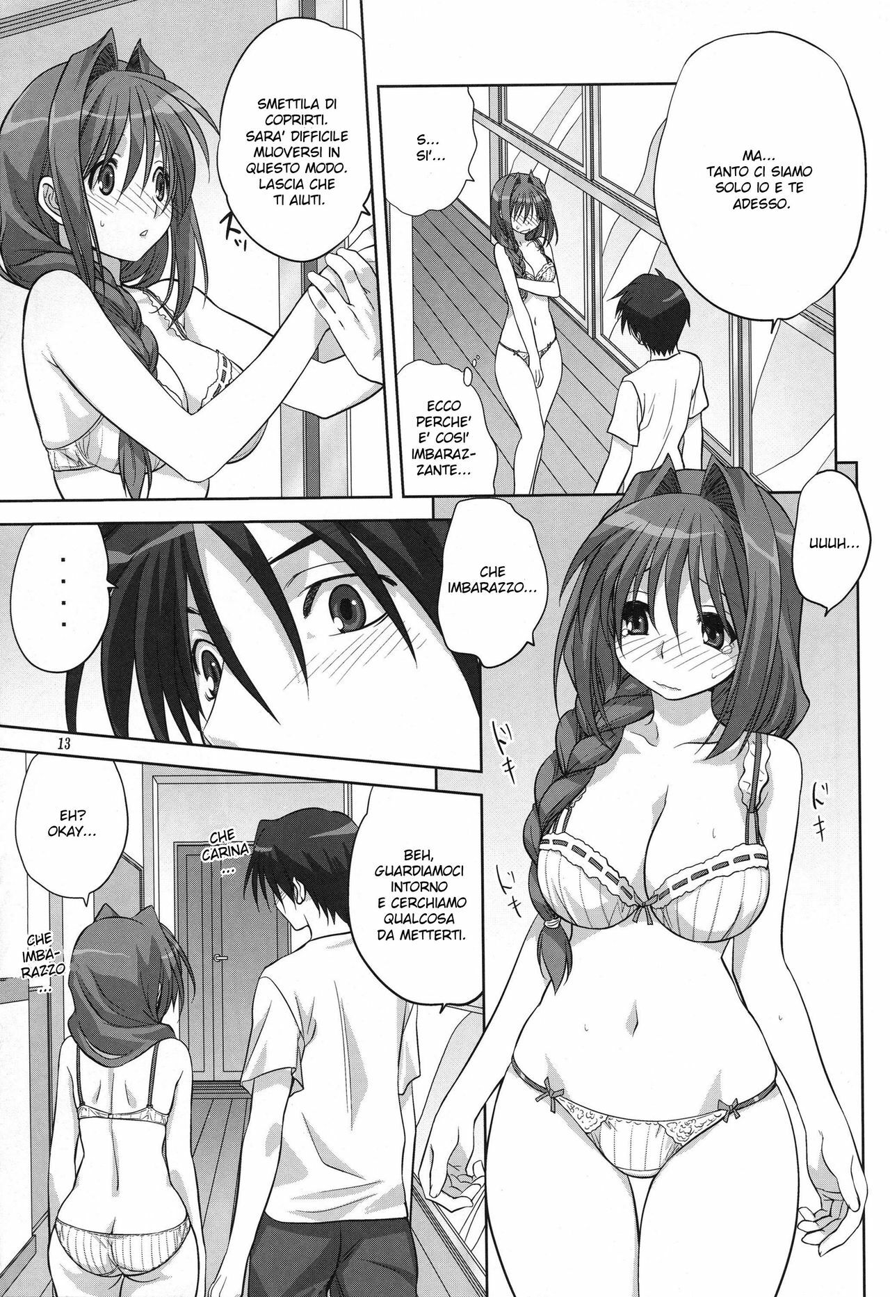 (C78) [Mitarashi Club (Mitarashi Kousei)] Akiko-san to Issho 6 (Kanon) [Italian] page 12 full