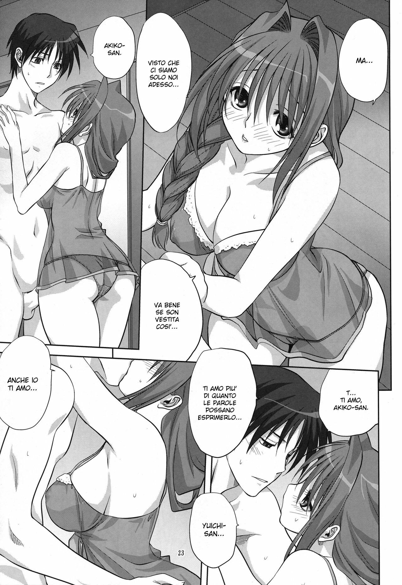 (C78) [Mitarashi Club (Mitarashi Kousei)] Akiko-san to Issho 6 (Kanon) [Italian] page 22 full