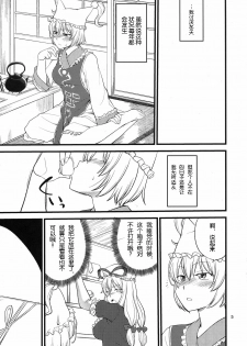 (C81) [Hinemosuan (Hinemosu Notari)] Kokoro no Sukima Oume Shimasu (Touhou Project) [Chinese] [wwy个人汉化] - page 5