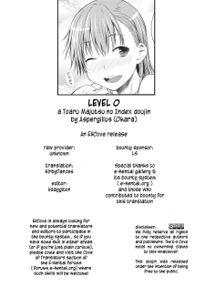 (C81) [Aspergillus (Okara)] LEVEL 0 (Toaru Kagaku no Railgun) [English] [EHCove] - page 27